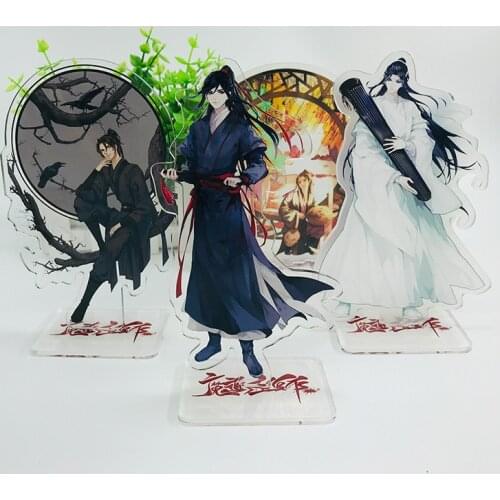 Mo Dao Zu Shi Acrylic Stand Model Toys Anime Wei Wuxian Lan Wangji Jiang Cheng Laser Figure Decoration Action Collectible Toy