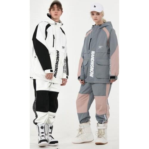 New Men Women Ski Suit Winter Windproof Waterproof Skiing Snowboarding Suits Outdoor Warm Ski Jacket Ski Pants Ski Equipment