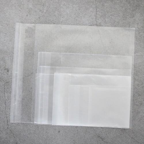Multi-size Transparent Self-adhesive Plastic Bags Packaging Frosted Bag For DIY Bread Candy Decor Wedding Birthday Part Gift Bag