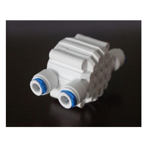 Water filter parts quick fittings 1/4" 4 way valve for tank free RO filtration system