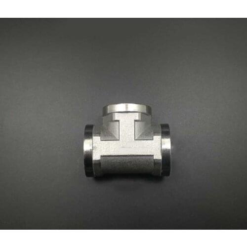 1/2" 3/4" 1" BSP Female Thread Tee Type 3 Three Way 201 Stainless Steel Pipe Fitting Adapter Coupler Connector