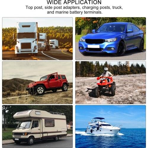 1 Pair Professional Battery Cable Terminal Clip Adjustable Quick Release