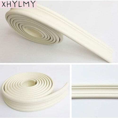 3D Baseboard Wall Sticker PE Foam Anti-Impact Waist Line Frame Border Ceiling Kids Room Living Room Home Decorative Strips