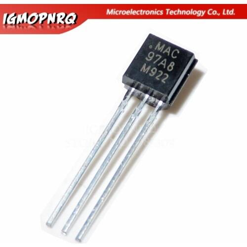 50pcs MAC97A8 97A8 TO-92 Triacs T .6A 600V TRIAC new original