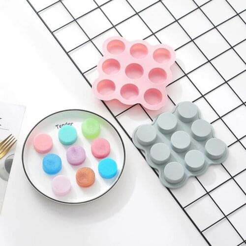 9 Cavities Silicone Cake Mold Fondant Chocolate Mold DIY Mousse Pudding Jelly Mold Pastry Baking Mold Kitchen Accessories