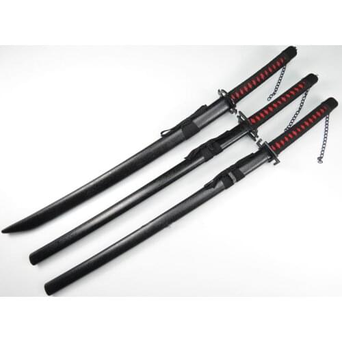 Kurosaki Ichigo Katana Anime Cosplay Knife Blade Weapon Cosplay Props Wooden Sword Exquisite Gift Home Decor Shipping Free