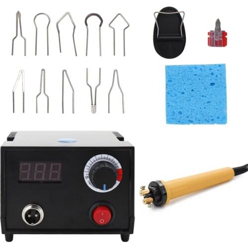 Digital display Wood Burner Pyrography Pen Burning Machine Gourd Crafts Tool Set With Welding Wire Top Adjustable Temperature
