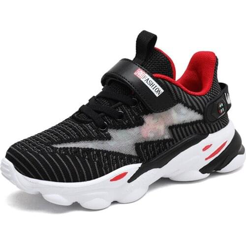 Skoex Children Fashion Running Shoes Fashion Lightweight Sneakers For Boys Mesh Breathable School Sport Shoes Kids Tennis Shoe