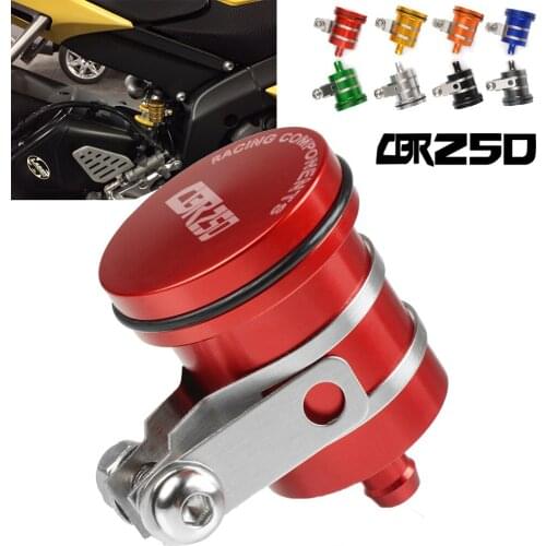 For Honda CBR250R CBR 250 CBR250 R 2011-2013 2012 Motorcycle Rear Brake Fluid Reservoir Clutch Tank Oil Fluid Cup Cover