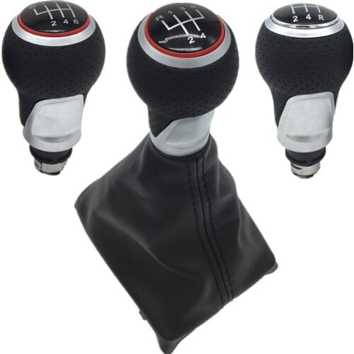 Gear Shift Knob Lever Stick Arm Pen Gaiter Boot Cover Case For Audi A4 S4 B8 8K A5 8T Q5 8R S Line 2007 2008 2009 2010 2011-2015