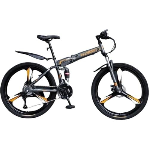 Folding Mountain Bicycle Male Variable Speed 24 Inch Work Riding Racing Adult Student Ladies Rowerek Dla Dzieci Cycling Supplies