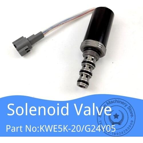 KWE5K-20 G24Y0 Rotary Brake Solenoid Valve for Kato Excavator High Quality Durable Replacement Excavator Accessories