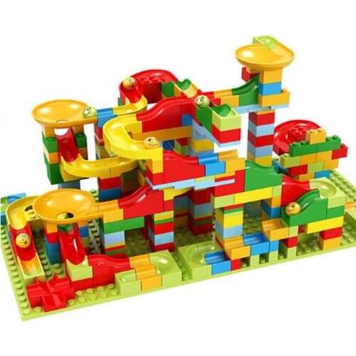 New Marble Race Run Maze Ball Jungle Adventure Track Building Block Small Size Bricks Compatible LG Block Kid Gifts 165330PCS