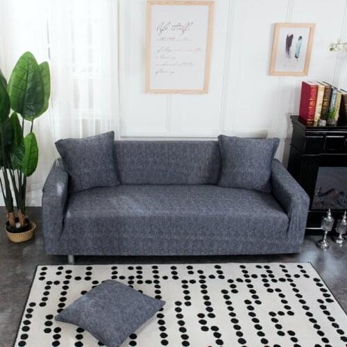 Solid Sofa Cover For Living Room Stretch Slipcover Elastic Sectional Sofa Cover Armchair Couch Cover Sofa Chaise Cover HomeDecor
