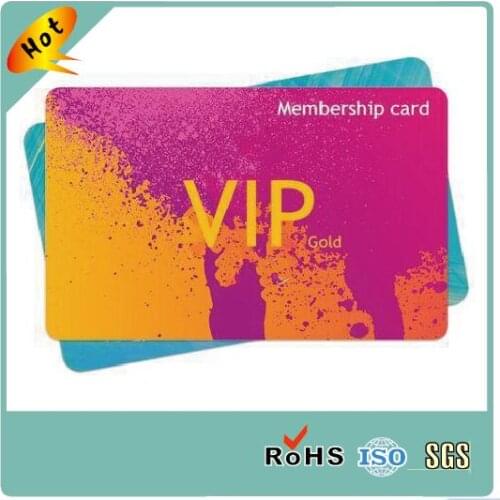 Membership VIP Loyalty Gift Card Plastic PVC Business Card Printing