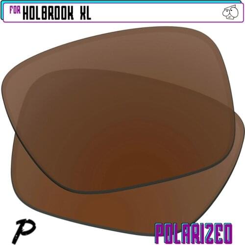 EZReplace Polarized Replacement Lenses for - Oakley Holbrook XL Sunglasses - Brown P