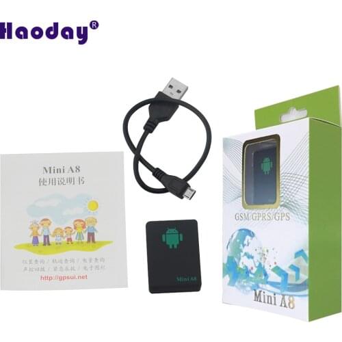 Portable Mini A8 Personal Locator GSM/GPRS/LBS Real-time Tracking Tool for Children Pet Car Eldly Tracking Locator