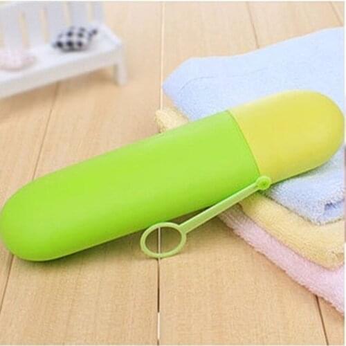 Travel Toothbrush Toothpaste Case Cover Holder Portable Hiking Camping Toothbrush Storage Box Wash Cup Cosmetic Capsule Case