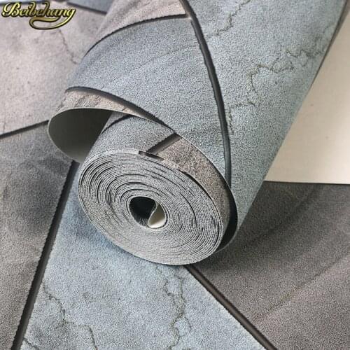 Beibehang Modern simple bedroom living room sofa background wallpaper 3D stereo luxury deerskin wallpaper papel de parede