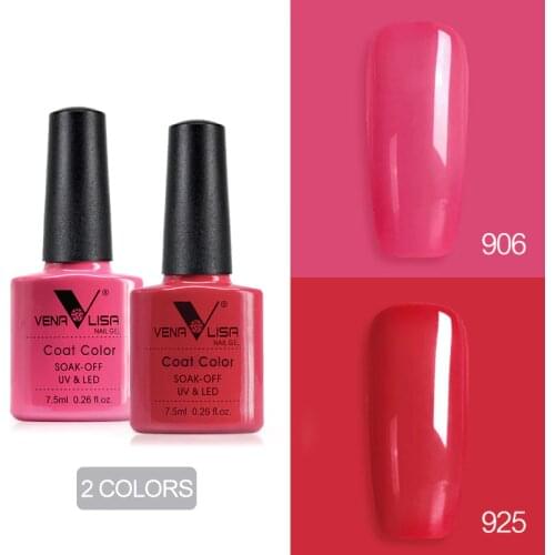 High Quality CANNI Gel Varnish Lacquer Nail Art DIY 60 Colors VENALISA Soak off Organic Odorless Enamels LED UV Nail Gel Polish