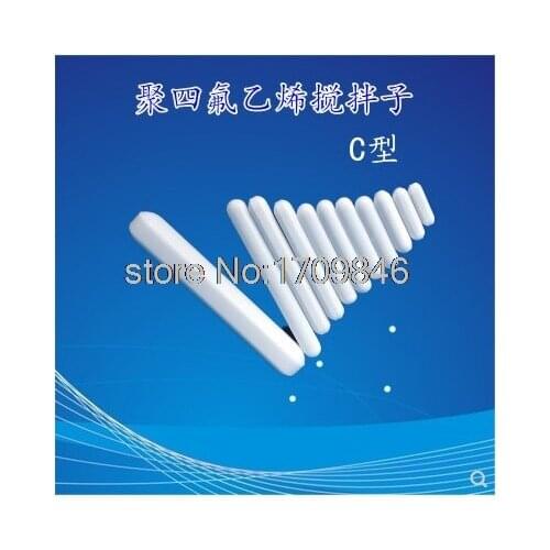 1pcs PTFE C40 40mm*8mm Magnetic Stirrer mixer stir bar