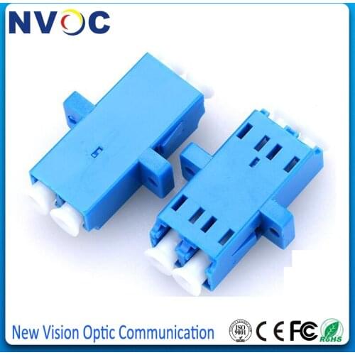 10Pcs/Bag,Fiber Optic LC/UPC SM SC Type Duplex Flange Coupling Carrier Class Fiber Adapter Coupler for Digital Communication