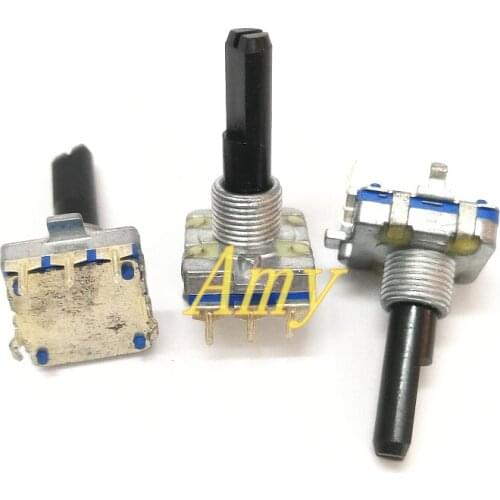 50pcs/lot EC16 encoder 24 posioning point 24 pulse shaft length 25MM digital potentiometer pulse potentiometer