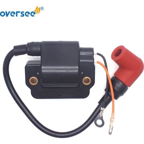 6E5-85570 Ignition Coil For Yamaha Outboard Parts 115HP 2 Stroke 3 CYL 6E5-85570-11 6E5-85570-00 inclued the spark plug cap