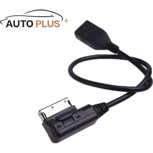 KKmoon Auto Plus Car Cable Music Interface AMI MMI to USB Cable Adapter for Audi A3 A4 A5 A6 A8 Q5 Q7 Q8 VW