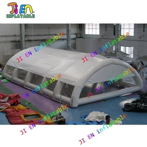 Big inflatable tent cover for swimming pool air tight inflatable shelter for outdoor swimmping pool