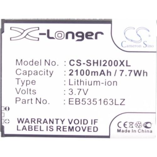 Cameron sino 2100mah battery for METROPCS Admire 4G Galaxy Admire 4G S Lightray 4G SCH-R820 BAT1121 EB535163LA EB535163LAGSTA