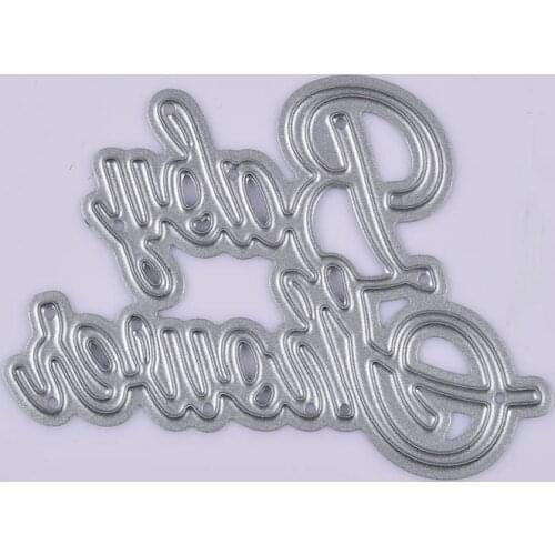 Baby Shower Die Cutting Dies Stencil DIY Scrapbooking Album Card Embossing Craft