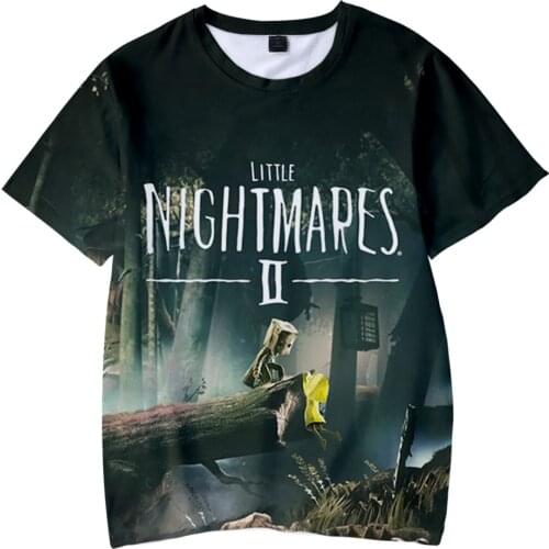 Little Nightmares 2 T-shirt 3D Print O-Neck Boys/girls Tshirt Summer Short Sleeve T Shirt Harajuku Little Nightmares Tops Tees