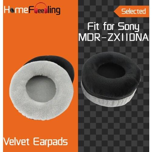 Homefeeling Earpads for Sony MDR ZX110NA Headphones Earpad Cushions Covers Velvet Ear Pad Replacement