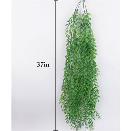 Artificial Vine Green Home Decoration Balcony Lifelike Hanging Vine Fake Garland For Home Decor