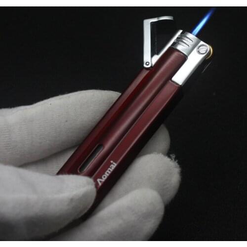 Compact Jet Butane Gas Torch Turbo Lighter Windproof Metal 1300 C Cigar Cigarette Accessories Gadgets For Men Gift No Gas