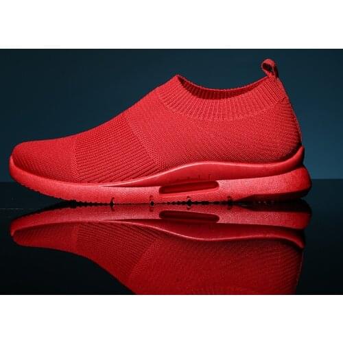 Damyuan Light Running Shoes Jogging Shoes Breathable Man Sneakers Slip on Loafer Shoe Mens Casual Shoes Size 46 DropShipping