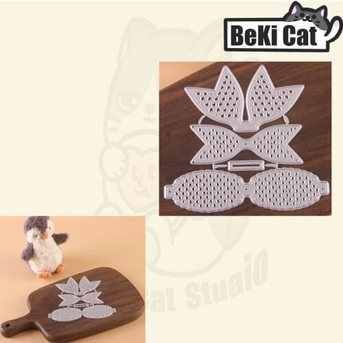 Heart Scalloped Bow set Metal Cutting Dies Stencils for DIY Scrapbooking photo album Decorative DIY Paper Cards