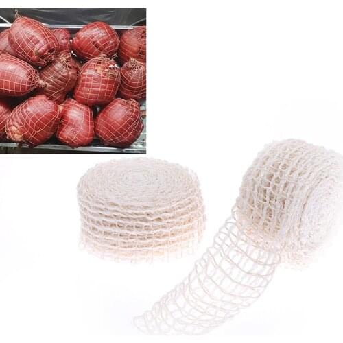 New Cotton Meat Net Ham Sausage Net Butchers String Sausage Net Roll Hot Dog Net Sausage Packaging Tools 10 Meter
