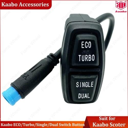 Original Kaabo Single Dual Switch Multifunction Button ECO TURBO For Kaabo Wolf Warrior Mantis 8/10 Electric Scooter