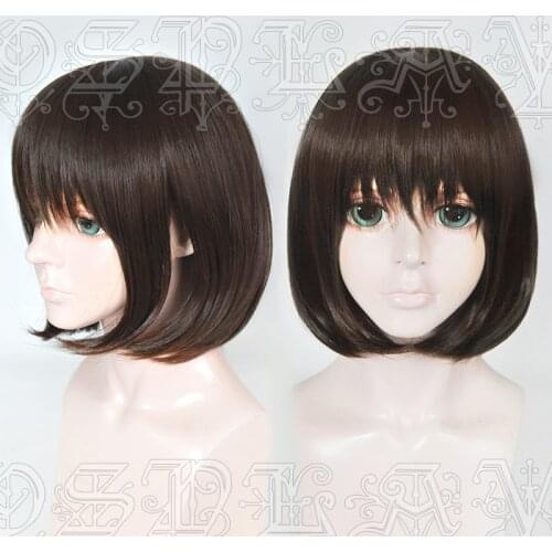 Game Life is Strange Max Caulfield Cosplay Wigs Dark Brown Heat Resistant Synthetic Hair Wig + Wig Cap