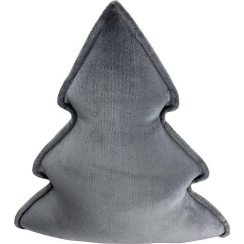 Gray Pino Velvet Decorative Pillow