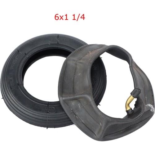Motorcycle 6x1 1/4 Tyre 150MM Scooter Inflation Wheel with Hub with Inner Tube Electric Scooter 6 Inch Pneumatic Tire