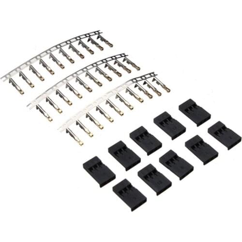 10Sets Anti-Loose Buckle Servo Plug Male Female for Futaba JR RC Model Airplane Helicopter Vehicle Robot DIY Parts