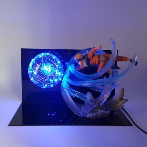 Naruto Rasengan Led Night Light Lamp Bulb Anime Naruto Shippuden Led Table Lamp Uzumaki Naruto Decoration For Christmas Gift MY