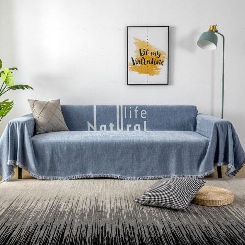 Nordic Style Universal Lazy Sofa Cover All Included Full Seasons Prevent Cat Scratch Cover Sofa Release Cover