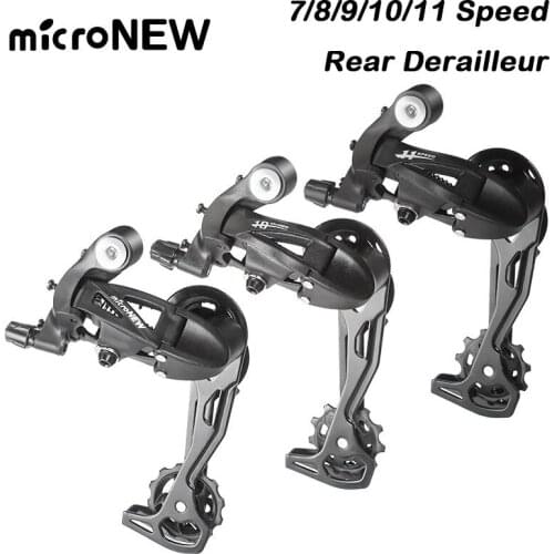 MicroNEW MTB Rear Derailleur Front Rear Shift Lever 7/8/9/10/11 Speed Mountain Bike Shifter Bicycle Shifting Bicycle Parts