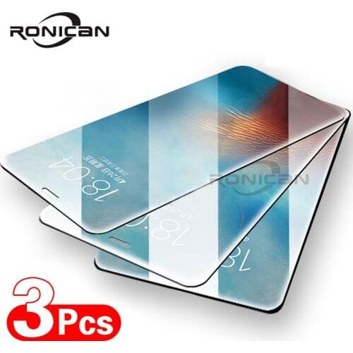 3Pcs Protective Glass For iPhone XR X XS Max SE 2020 Tempered Glass Screen Film For iPhone 5 5s 5C 6 6s 7 8 Plus 11 Pro Max 12
