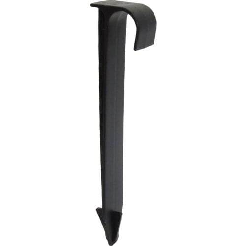 100Pcs Dn16 Tube Pipe Hose Holders C Type Ground Stakes For Pe Tubing Drip Irrigation Fittings Brackets Garden Water Connectors