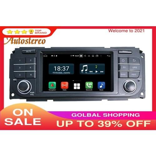 128GB Android 10.0 Car DVD Player Multimedia Player GPS Navigation For JEEP Grand Cherokee 1999-2004 Radio Auto Stereo Head Unit